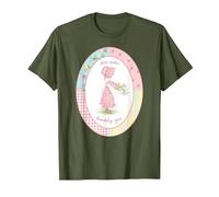 Holly Hobbie Classic Love Fa Crescere un'amicizia Maglietta, Uomo, Oliva, L