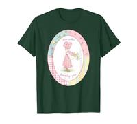 Holly Hobbie Classic Love Fa Crescere un'amicizia Maglietta, Uomo, Verde Foresta, L