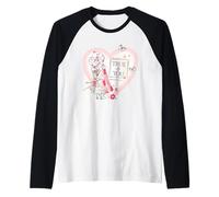 Holly Hobbie Love Heart Sii Fedele a Te Maglia con Maniche Raglan