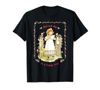 Holly Hobbie Start Every Day in A Happy Way Fiori Maglietta