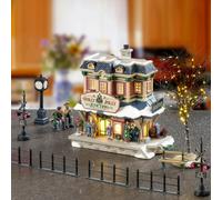 Holly Jolly Junction Set Lemax 2025 - Stazione Natalizia Illuminata