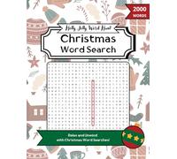 Holly Jolly Word Hunt - Christmas Word Search: Large Print Word Puzzles for Relax and Unwind with Christmas Word Searches!