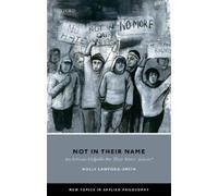 Holly Lawford-Smith Not In Their Name (Copertina rigida)