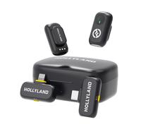 Hollyland Lark A1 Combo(2TX 2RX Case) Microfono Wireless per iPhone/USB C Audio