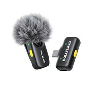 Hollyland LARK A2 Solo (1TX+1USBC RX) Microfono Wireless per iPhone/Android, Plug & Play, Microfono per iPhone17/16/15/iPad/Android, Audio Ricco di Dettagli, 200m, AI Auto-Limit, 7H, Vlog, Streaming