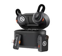Hollyland Lark M2S Mini Combo (Camera RX+Type-C RX) Microfono wireless per fotocamera/iPhone/Android/laptop, leggero da 7 g, clip in titanio, portata 300 m, creatori di contenuti, insegnamento online