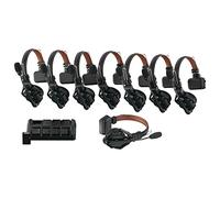 Hollyland Solidcom C1 PRO System Intercom Wireless ENC Cancellazione Rumore Ambientale Full-Duplex 8 Persone 350m PTT Mute Team Produzione Video Chiesa Drone TV&Film con 1 Master e 7 Cuffie Distanza