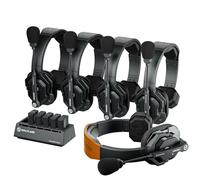 Hollyland Solidcom SE Full Duplex 5 utenti ENC Sistema di cuffie intercom wireless con cancellazione del rumore, comunicazione di squadra 350 m con PTT Mute Single