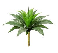 Hollyone Piante grasse artificiali di agave da 60 cm, cespugli finti decorativi, piante finte verdi da 60 cm, per interni ed esterni, per decorazione domestica, giardino, balcone, finestra, soggiorno,