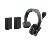 HollyView Solidcom SE Pro - Cuffie wireless ENC con cancellazione rumore, sistema interfono 399,9 m, comunicazione squadra auricolare singolo 3,5 mm, per riprese film