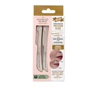 Hollywood Browzer Rasoio per Dermaplaning Viso Donna, Lamette di Precisione Microfine in Acciaio Inox, Rimozione Migliorata Peli del Viso, Ecologico e Sicuro, Lascia la Pelle Liscia (Doppio)