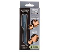 Hollywood Browzer Rasoio Touch-Up da Uomo per Contorno Barba e Collo, Dermaplaning e Cura della Pelle del Viso, Pieghevole da Viaggio con Custodia Protettiva, Grigio