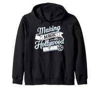 Hollywood Califonia Americano USA Vacanze Turistiche Felpa con Cappuccio