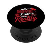 Hollywood Califonia Americano USA Vacanze Turistiche PopSockets PopGrip Adesivo
