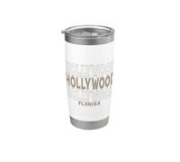 Hollywood d'epoca Florida Bicchiere termico in acciaio inox doppia parete