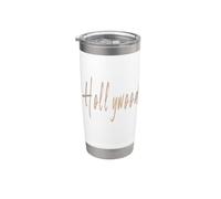 Hollywood Florida Vintage design elegante Bicchiere termico in acciaio inox doppia parete