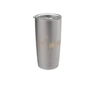 Hollywood Florida Vintage design elegante Bicchiere termico in acciaio inox doppia parete