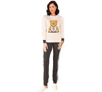 HOLLYWOOD MILANO Pigiama Donna Invernale in Cotone Interlock, Art. FR124 Panna M