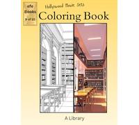 Hollywood Movie Sets Coloring Book Series: A Library