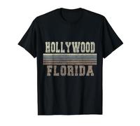 Hollywood retrò Florida Maglietta con Stampa Grafica Economica