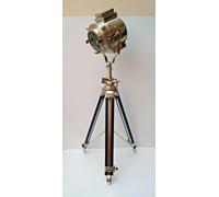 Hollywood Searchlight treppiede cromato faretto illuminazione studio e decora...