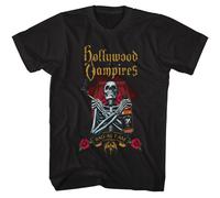 Hollywood Vampires - Bad As i Am - American Classici - Solido Nero Adulto Corto