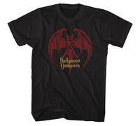 Hollywood Vampires - Pipistrello Logo - American Classici - Solid Adulto Nero