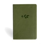 Holman Bible Pu NASB Giant Print Reference Bible, Olive L (Rilegato in ecopelle)