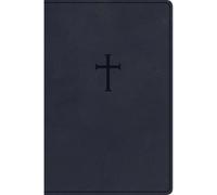 Holman Bible St CSB Everyday Study Bible, Navy Cross Leat (Rilegato in ecopelle)