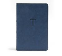 Holman Bible St CSB Everyday Study Bible, Navy Cross Leat (Rilegato in ecopelle)