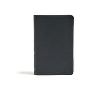 Holman Bible St CSB Personal Size Bible, Black Genuine Le (Rilegato in ecopelle)