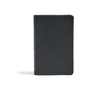 Holman Bible St CSB Personal Size Bible, Black Genuine Le (Rilegato in ecopelle)