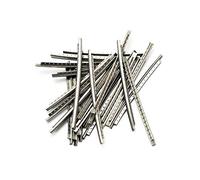 Holmer Fili per tasti per chitarra, 2,9 mm, 24 tasti, in acciaio inox, compatibili con chitarra elettrica Fender, basso, tastiera di ricambio, cromati