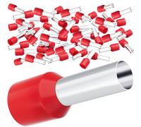 HOLMOL Manicotti terminali 1 mm², 150 pezzi 1 mm2 terminali isolati 1 mm2 x 8 mm, terminali 1 mm2 lunghi 1 mm2, set di manicotti terminali per collegamento filo (1 mm² x 8 mm)