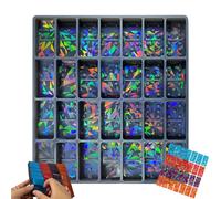 Holographic Chocolate Mold,holographic Moulds Chocolate,Holographic Silicone Mold with 28 Small Grids,easy Release Deep Thick Molds,Reusable DIY Baking Wax Melts-A