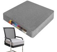 Holomaalahi Cuscino di Rialzo 45x45x10cm Cuscini per sedie da Esterno e da Interno, Schiuma ad Alta densità, Antiscivolo, Fodera Lavabile - Uso per Patio, Sala da Pranzo, Divano e Panca