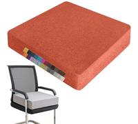 Holomaalahi Cuscino di Rialzo 50x50x15cm Cuscini per sedie da Esterno e da Interno, Schiuma ad Alta densità, Antiscivolo, Fodera Lavabile - Uso per Patio, Sala da Pranzo, Divano e Panca