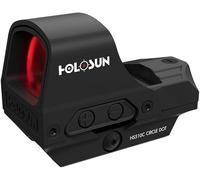 Holosun HS510C - Reflex Red Dot 65 MOA Circle & 2 MOA Dot - Alimentazione Solare, 12 Livelli di Luminosità e Funzione Auto-Spegnimento - IPX8 Impermeabile - Pannello Solare e Sensore di Movimento