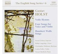 Gustav Holst 4 Songs for Voice and Violin (Gritton, Langridge, Maltman) (CD)