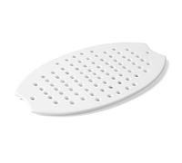 Holst Porcellana IT 127 griglia di drenaggio Ovale, Bianco, 27 x 16,5 x 1 cm