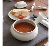 Holst Porzellan Ciotola da zuppa Tessin con manico, 0,55 l, 4 unità