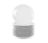 Holst Porzellan CT 021 Pack 12 - Set di 12 piatti Katja, 20 x 2,2 cm, colore: Bianco