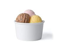 Holst Porzellan ES 301 FA1 - Tazza per gelato Gelateria con cucchiaio per gelato, 10,5 x 10,5 x 6 cm, 6 unità