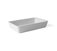 Holst Porzellan Pirofila e Vassoio di Supporto, 31 x 20 cm, Porcellana, Toscana Rettangolare