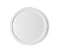 Holst Porzellan PL 033 - Piatto rotondo in porcellana, 33 cm, a forma di bandiera, 33 x 33 x 2,5 cm, 2 pezzi, colore: Bianco