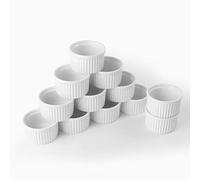Holst Porzellan RA 2036 FA1 - Stampo da forno per cupcake e muffin, 12 unità, porcellana, 150 ml, 8 cm
