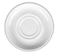 Holst Porzellan UTS 140 - Piattino Universale, 14 cm, 2 Sp., Specchio 7,0/5,3 cm, Bianco, 14 x 14 x 2,3 cm, 6 unità