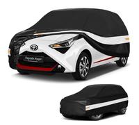Holthly 10 Strati Telo Copriauto per Toyota Aygo（2005-2026）,100% Copertura Auto Impermeabile,Telo Copri Auto per Esterno,Impermeabile,Protezione UV,Antivento,Antipolvere