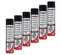 Holts 6X Detergente Spray per Freni e Parti di Ricambio, detergente per Manutenzione Auto, bomboletta Spray 600 ml 0131