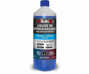 Holts HAFR0001B - Liquido refrigerante antigelo per Auto Peugeot Citroen, 10 Anni di Durata, 300 km, Protezione Fino a -35 °C, Blu, 1 litro